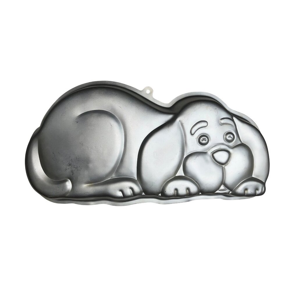 Vintage 1986 Wilton Puppy Dog Aluminum Cake Pan 2105-2430 77k